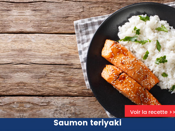 Saumon teriyaki